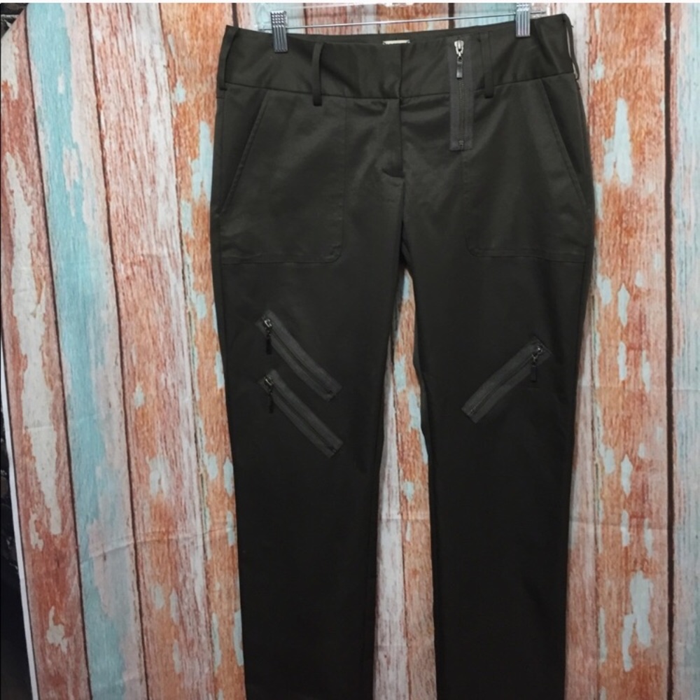 Georgie Olive Green skinny pants